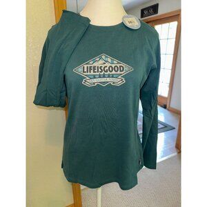 NWT Ladies Life is Good long sleeved Tee--Medium